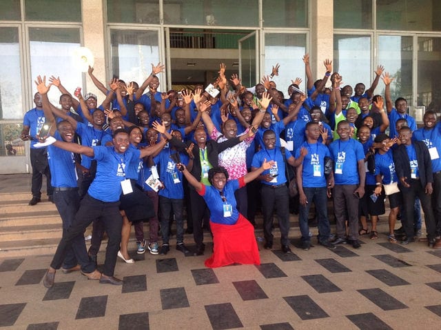 Volunteers in Conakry, Guinea