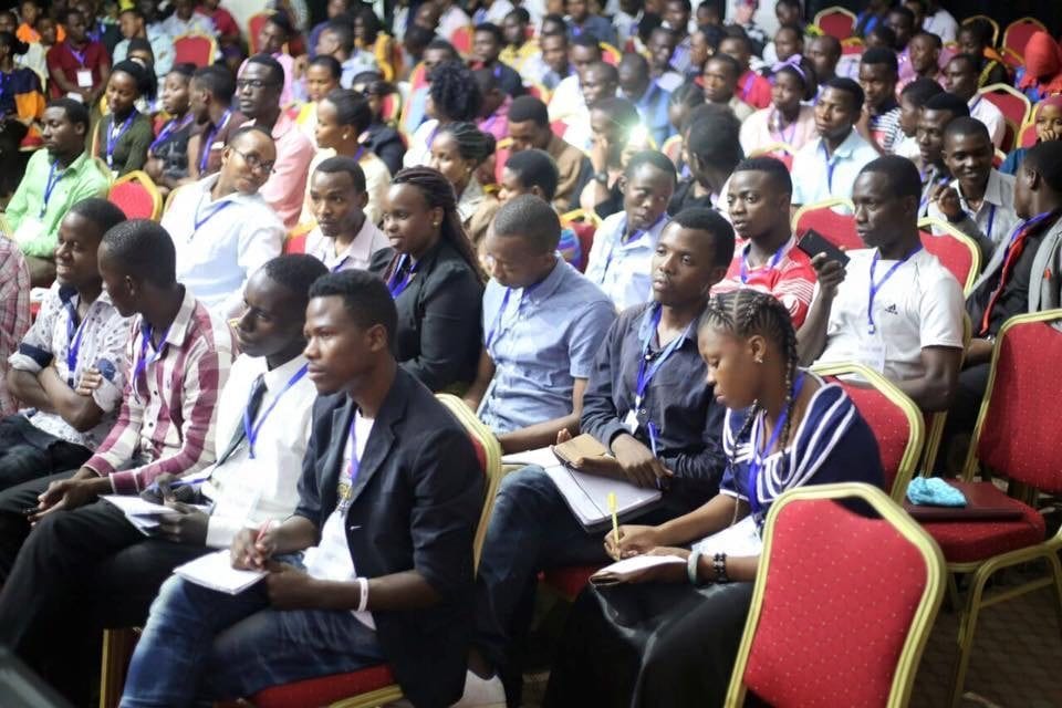 Audience at Youth GLS in Tanzania