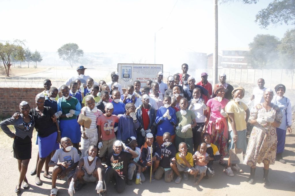 Students in Zimbabwe