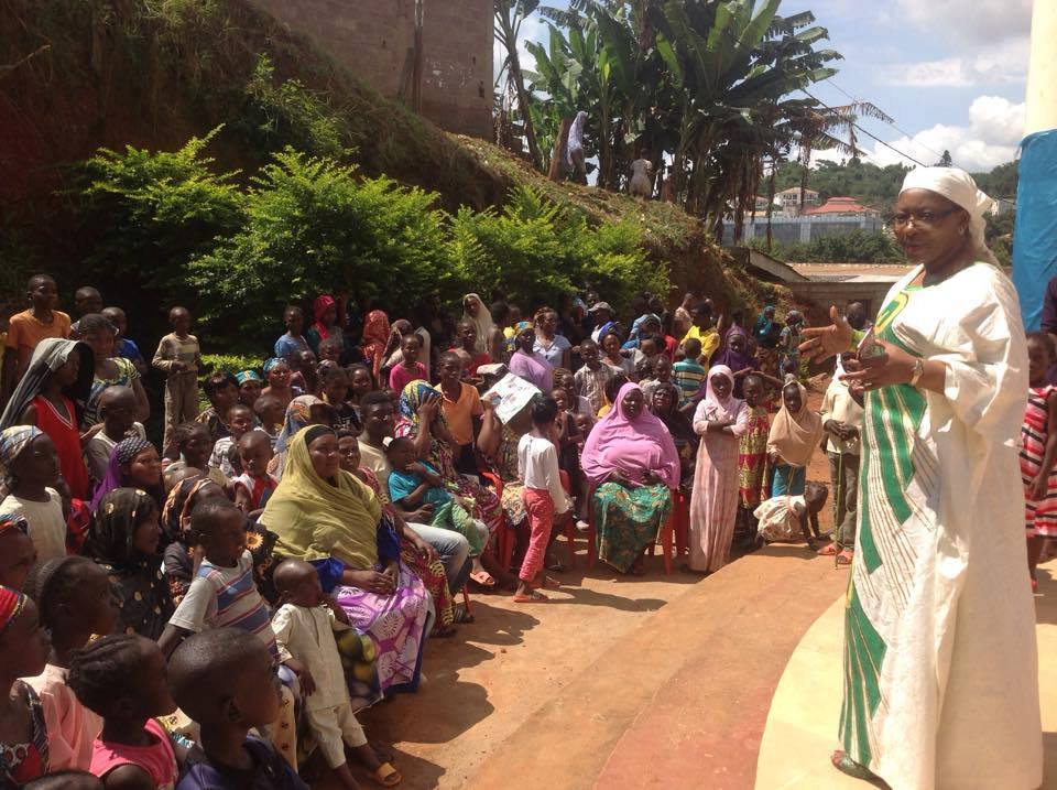 Bishop Angela serving her community