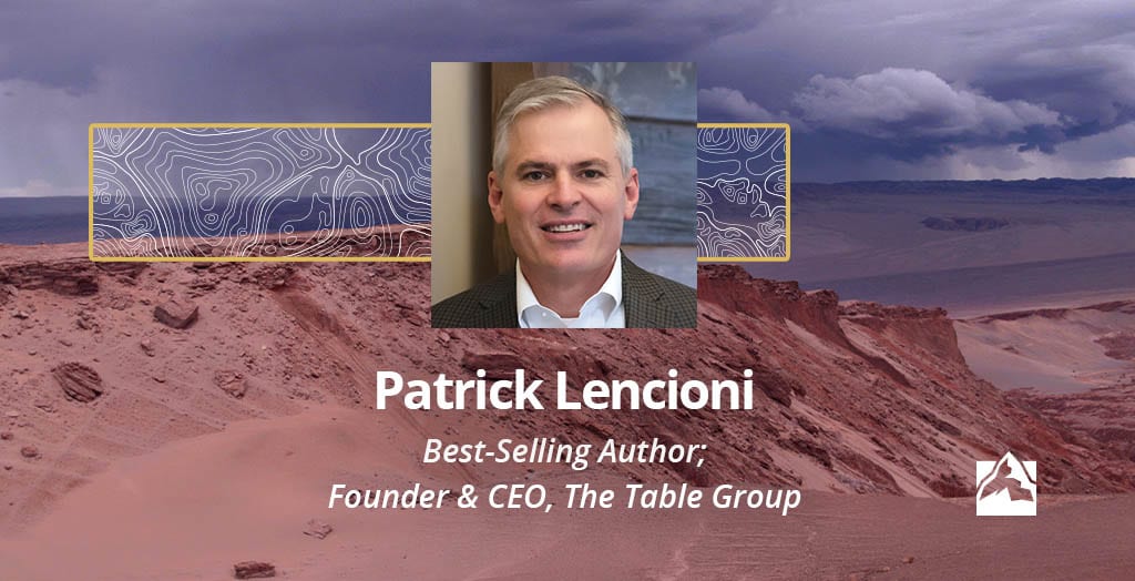 Patrick Lencioni will be apart of the GLS19 Faculty.