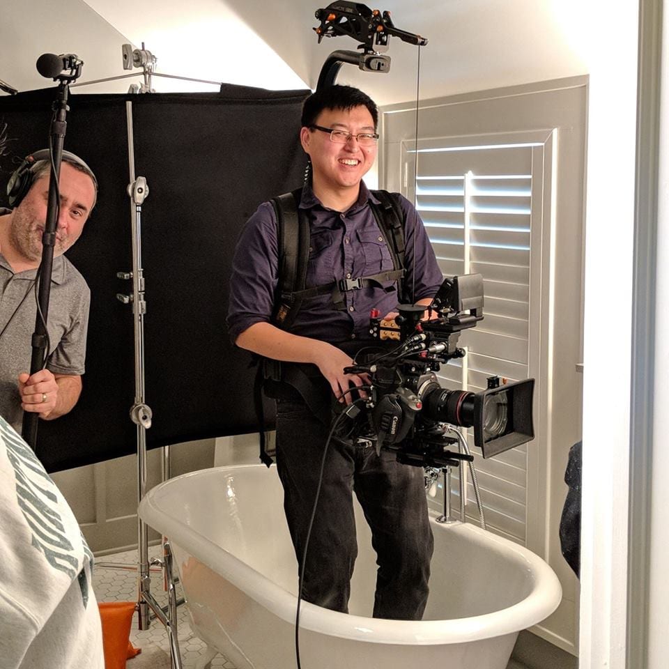 Peter Kim filming