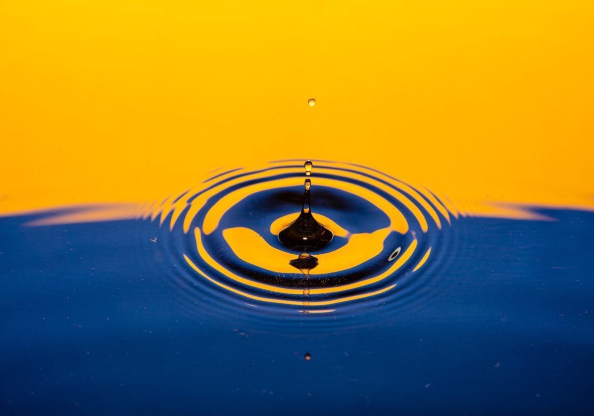 Ripple in water