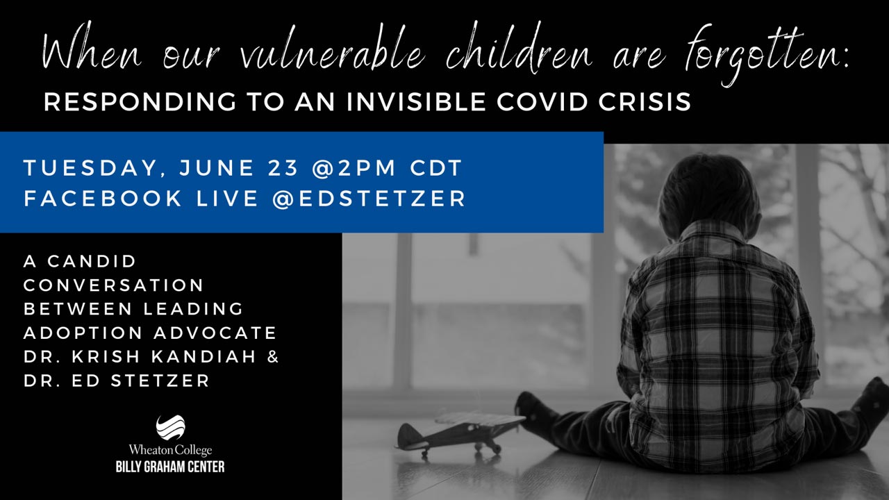  of a conversation about the best way that we as churches and leaders across the nation can play our part. Join Dr. Krish Kandiah (GLS faculty) and Dr. Ed Stetzer, Executive Director of the Billy Graham Center at Wheaton College this Tuesday at 2pm CDT