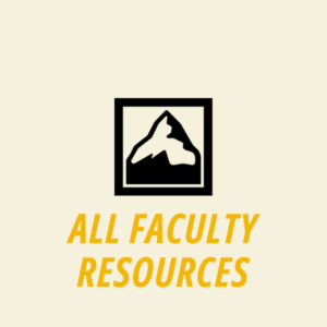 All Faculty Resources